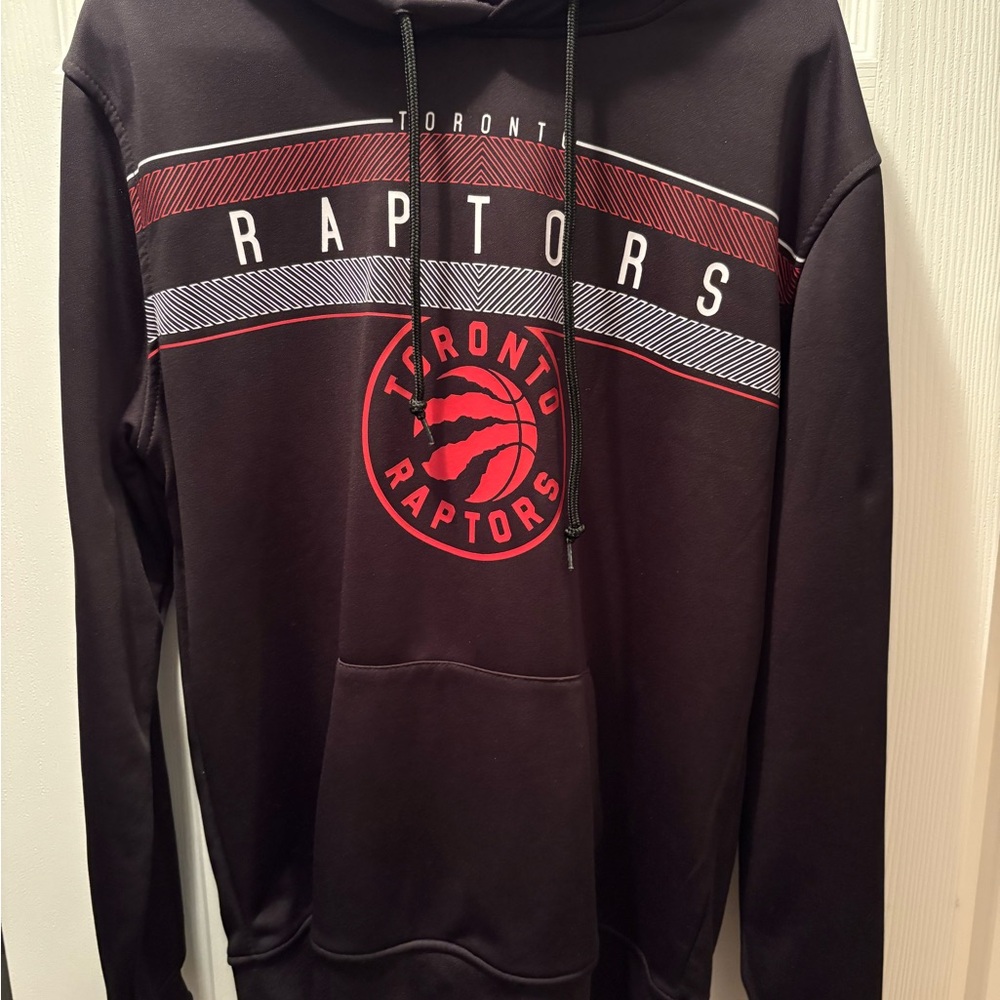 Black and Red Toronto Raptors Hoodie